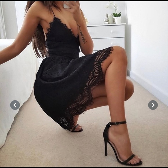 Lace Summer Mini Dress - White - Picture 14 of 15